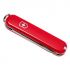 Нож-брелок Victorinox Executive 81, 65 мм, 7 функций, рукоять пластик, красный